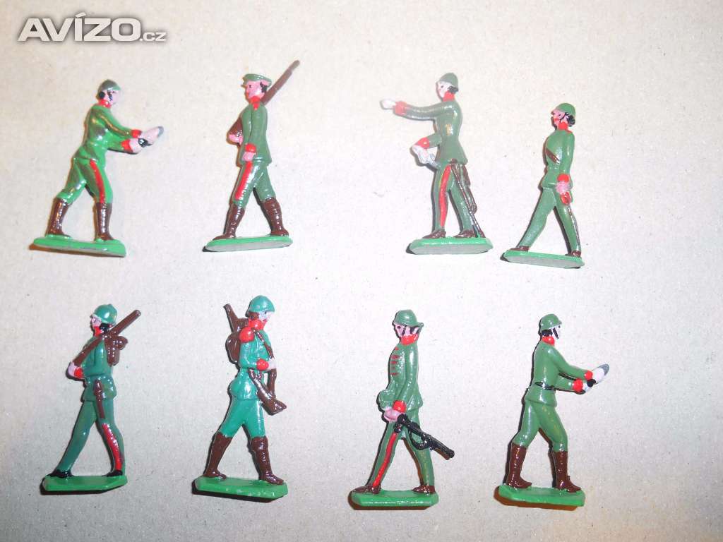 Cínové figurky - vojáci, indiáni , kovbojové a další