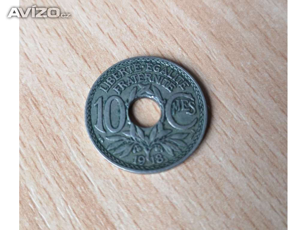 10 centimů z roku 1918