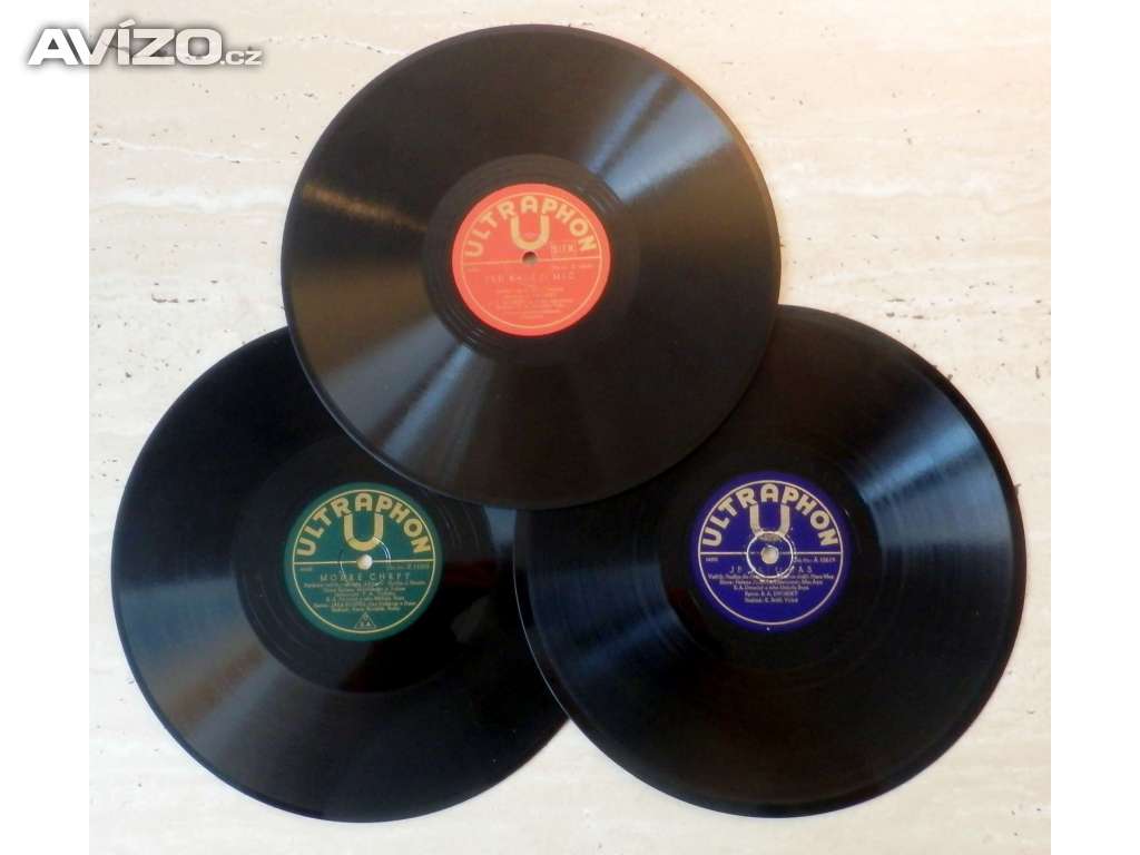 Koupím staré šelakové gramofonové desky značky ULTRAPHON